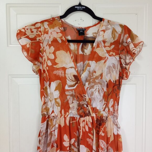 Kate & Lily Maxi Dress Womens Petite Floral Wrap 6P Sleeveless Lightweight - Picture 3 of 10